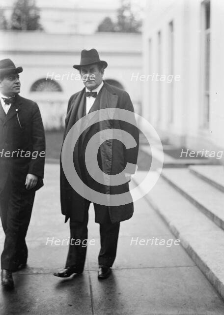 William Jennings Bryan, Rep. from Nebraska, 1913. Creator: Harris & Ewing.