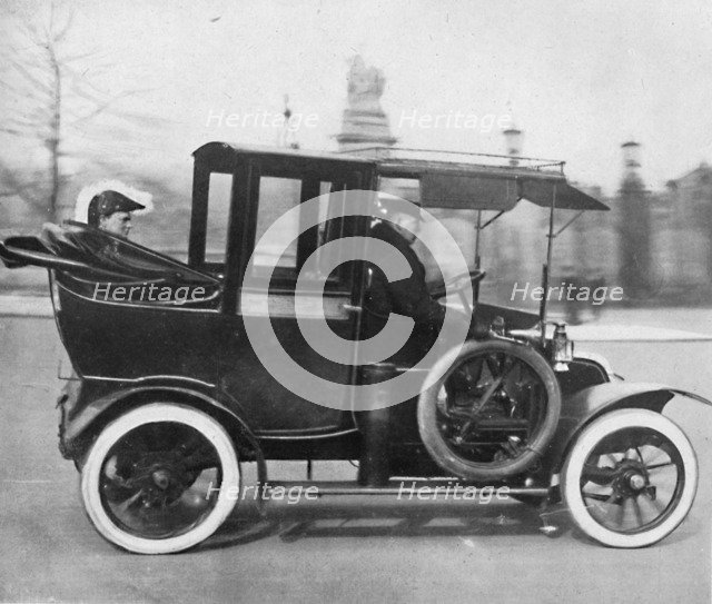 'On 2nd March 1911,  Home Secretary, Mr. Winston Churchill went to the Palace', 1911, (1945). Artist: Unknown.