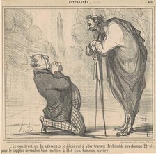 Le constructeur du Léviathan se décidant ..., 19th century. Creator: Honore Daumier.
