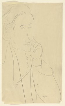 Bust of Zborowski, n.d. Creator: Amadeo Modigliani.