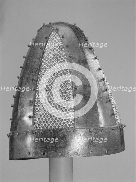 Helmet, Mesopotamian or Iranian, 4th century. Creator: Unknown.