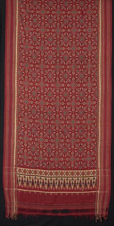 Patolu (ceremonial cloth), India, 18th/19th century. Creator: Unknown.