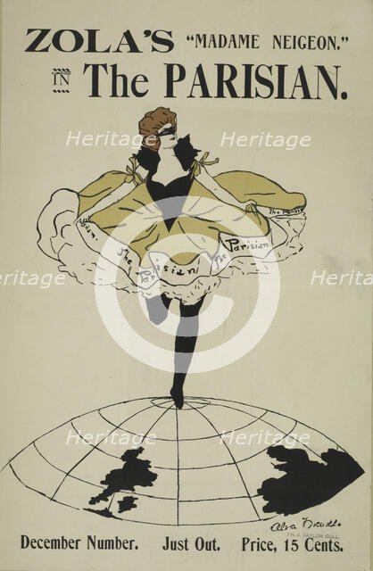 Zola's "Madame Neigeon" in the Parisian, c1896. Creator: Unknown.