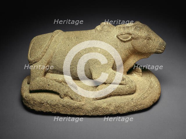 Bull, Possibly God Shiva's Mount, Nandi, 9th century. Creator: Unknown.