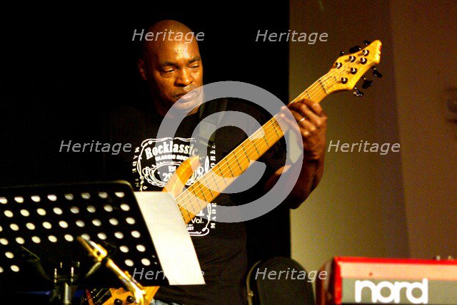 Winston Blissett, Brecon Jazz Festival, Powys, Wales.  Artist: Brian O'Connor