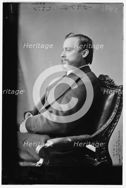 John Marshall Hagans of West Virginian, between 1870 and 1880. Creator: Unknown.