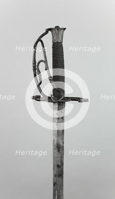 Sabre (Kriegsmesser), Germany, c. 1530/50. Creator: Unknown.