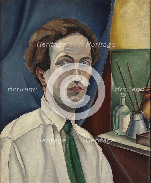 Self-portrait, 1917. Creator: Paresce, Renato (1886-1937).
