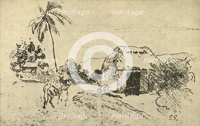 'Sketch', 1936. Artist: Paul Gauguin.