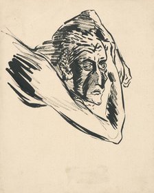 In thought, 1940-1944. Creator: Arnold Peter Weisz-Kubincan.