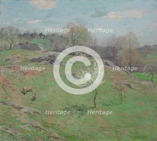 Unfolding Buds, 1909. Creator: Willard Leroy Metcalf.