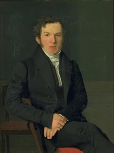 Portrait of the Artist´s Cousin, Michael Christian Petersen, 1830-1834. Creator: Christen Kobke.