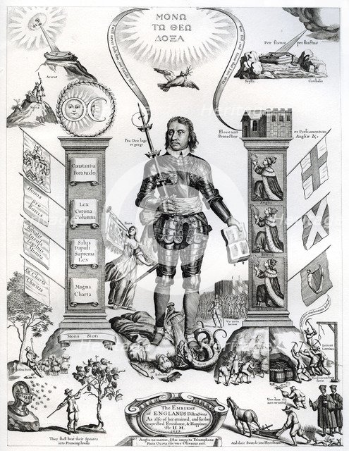 'The Embleme of England's Distractions', 1658, (1899).  Creator: Unknown.