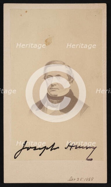 Portrait of Joseph Henry (1797-1878), 1868. Creator: Henry Ulke.