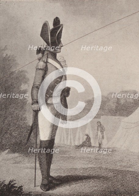 'A Sergeant of Infantry (1791)', 1791 (1909). Artist: Francois David Soiron.