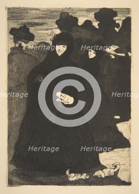 At the Prado, 1863, reworked ca. 1867. Creator: Edouard Manet.