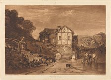 Water Mill, published 1812. Creator: JMW Turner.