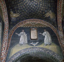 Mosaic of St Paul and St Peter in the Mausoleum of Galla Placidia, 5th century. Artist: Unknown