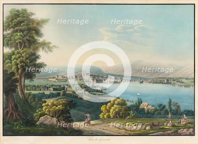 View of Geneva. Creator: Faizan, Alexandre (1791-1871).