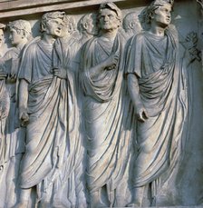 Detail of the Ara Pacis, 1st century BC. Artist: Unknown