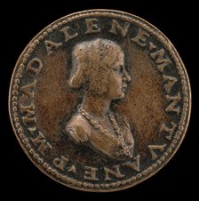 Maddalena of Mantua [obverse], probably c. 1500/1520. Creator: Unknown.