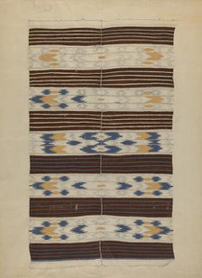 Textile, 1935/1942. Creator: Unknown.