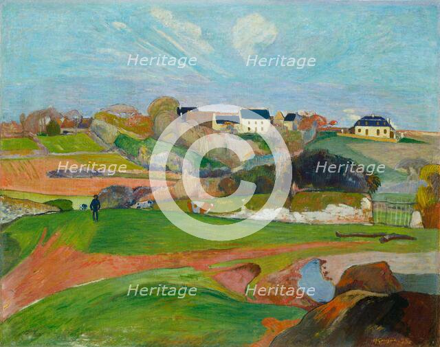 Landscape at Le Pouldu, 1890. Creator: Paul Gauguin.
