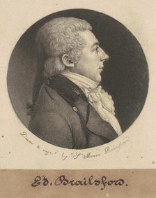 Edward Brailsford, 1798. Creator: Charles Balthazar Julien Févret de Saint-Mémin.