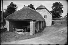 Thatched barn, Yeovil, Somerset, c1955-c1980. Creator: Ursula Clark.