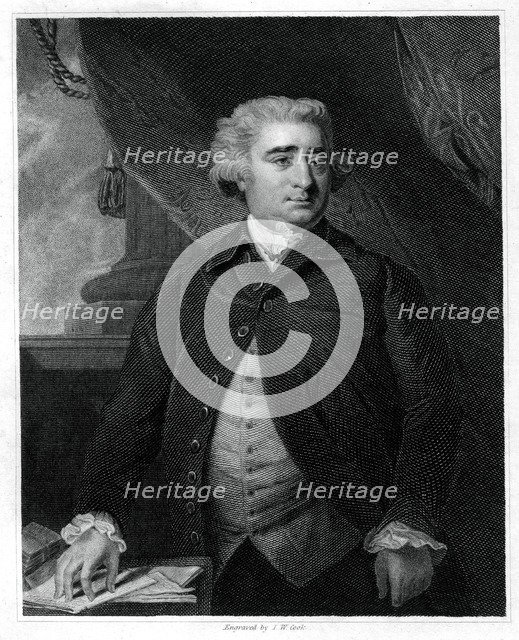 Charles James Fox, British Whig politician, (1833).Artist: J W Cook