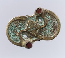 S-Shaped Brooch, Frankish, 6th century. Creator: Unknown.