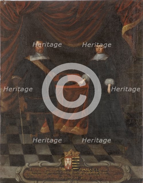 Duke Frederick III of Holstein-Gottorp (1597-1659) und Duchess Marie Elisabeth (1610-1684).