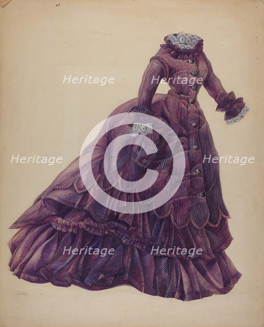 Doll's Dress, c. 1939. Creator: Marie Alain.