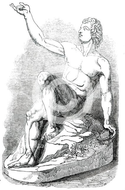 The Creation of Adam, modelled by J. Physick, 1850. Creator: Unknown.
