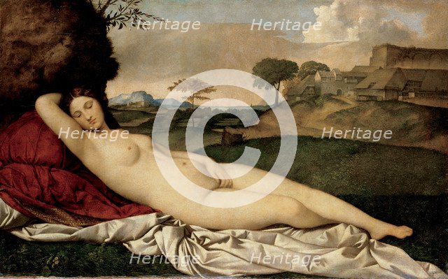 Sleeping Venus, 1508-1510. Artist: Giorgione (1476-1510)