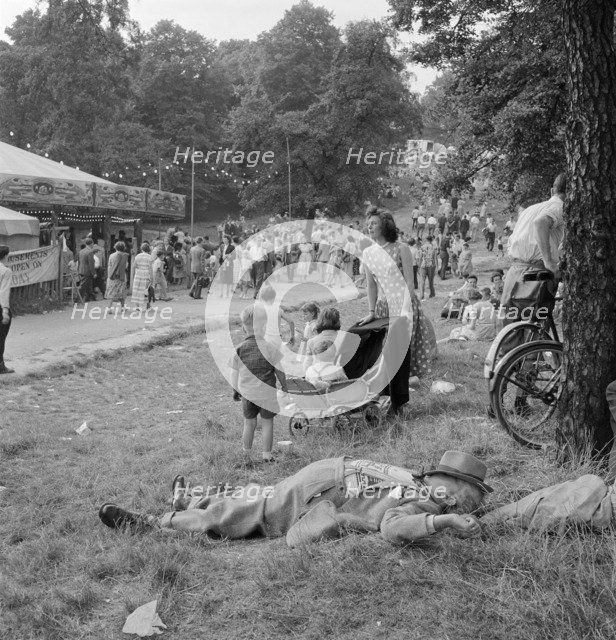 Hampstead Heath Fair, Camden, London, c1946-c1959. Artist: John Gay