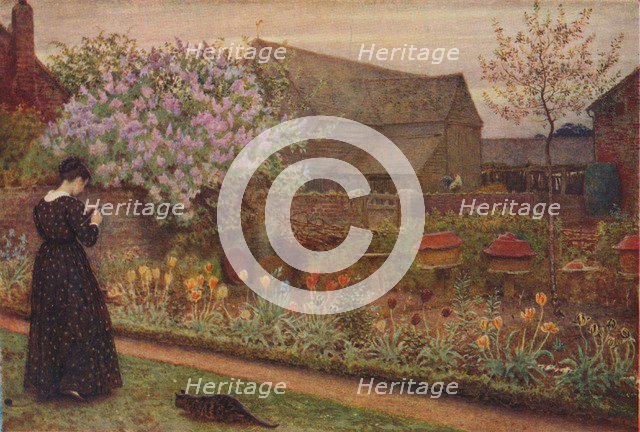 'The Old Farm Garden', 1871.  Artist: Fred Walker.