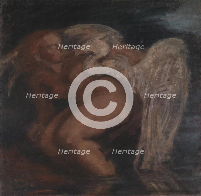 Leda and the Swan, 1912. Creator: Kai Nielsen.