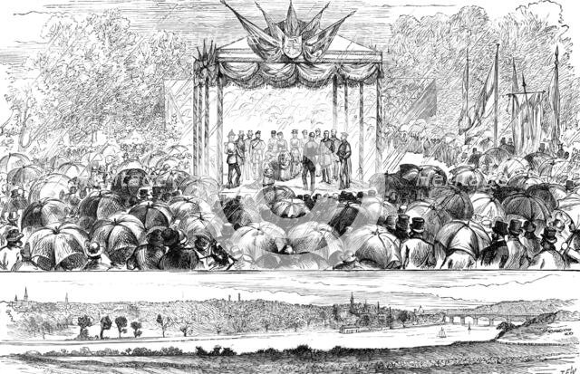 Princess Beatrice opening the Duthie Park at Aberdeen, 1883. Creator: Unknown.