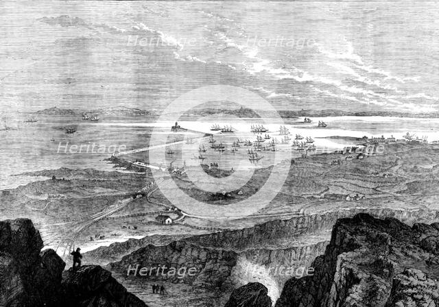 The new harbour refuge at Holyhead, 1873. Creator: Unknown.