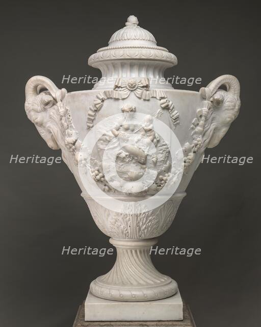 Monumental Urn, c. 1860. Creator: Claude Michel.
