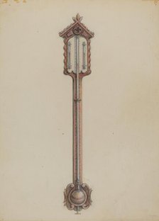 Thermometer, c. 1936. Creator: Franklin C. Moyan.