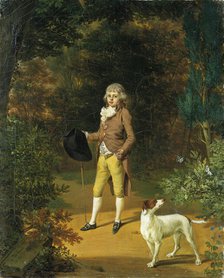 Portrait of Friedrich Adolph Carl von Holzhausen, 1789. Creator: Georg Karl Urlaub.