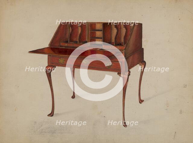 Desk, 1935/1942. Creator: Ruth Bialostosky.