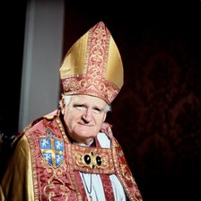 Michael Ramsey, Archbishop of Canterbury, c1960s.  Creator: Arthur Charles Kirby Ware.