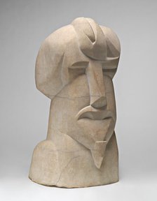 Hieratic Head of Ezra Pound, 1914. Creator: Henri Gaudier-Brzeska.