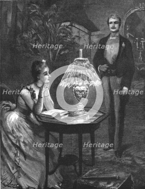 ''That Unfortunate Marriage, by Francis Eleanor Trollope, Theodore thought she made a charming pictu Creator: Sydney Prior Hall.