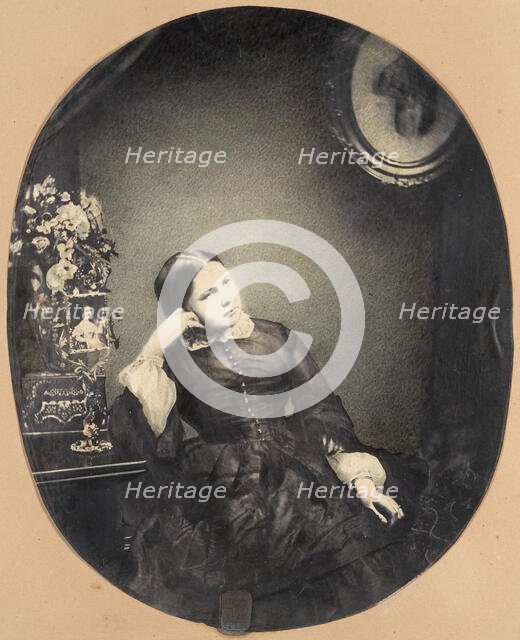 La fille de mon ami de Lille, 1856. Creator: Louis-Pierre-Théophile Dubois de Nehaut.