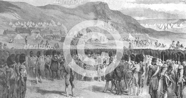 'The Crimean War, 1854-56: Divine Service...before the Battle of Balaclava', (1901).  Creator: Unknown.