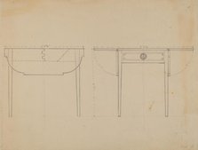 Table, 1935/1942. Creator: Bernard Gussow.